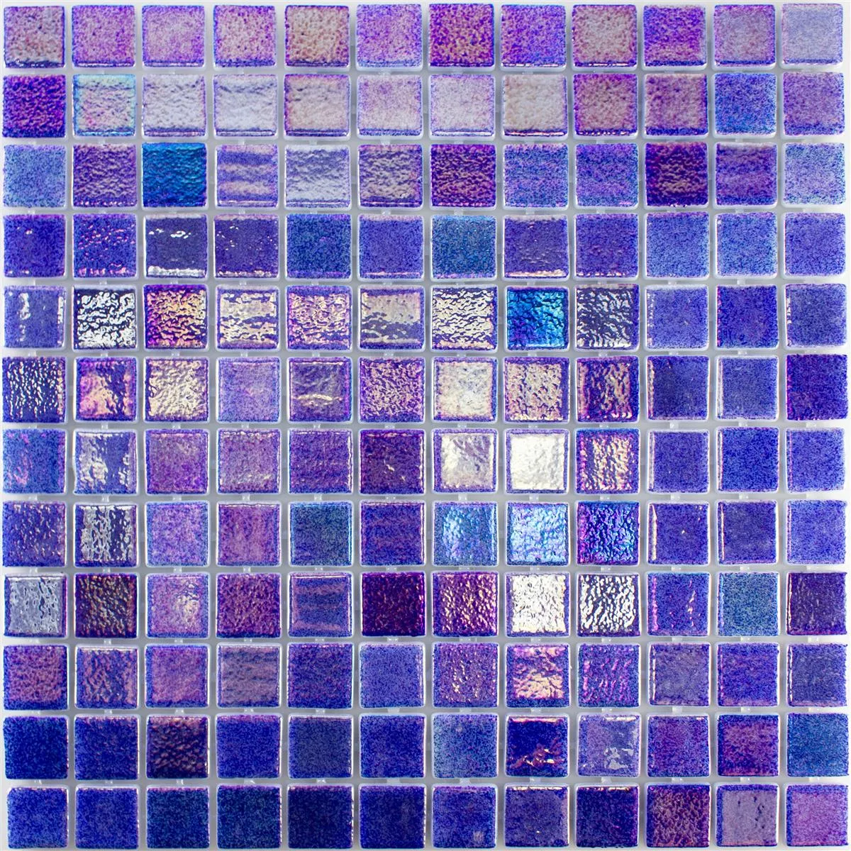 Glas Simbassäng Mosaik McNeal Mörkblå 25
