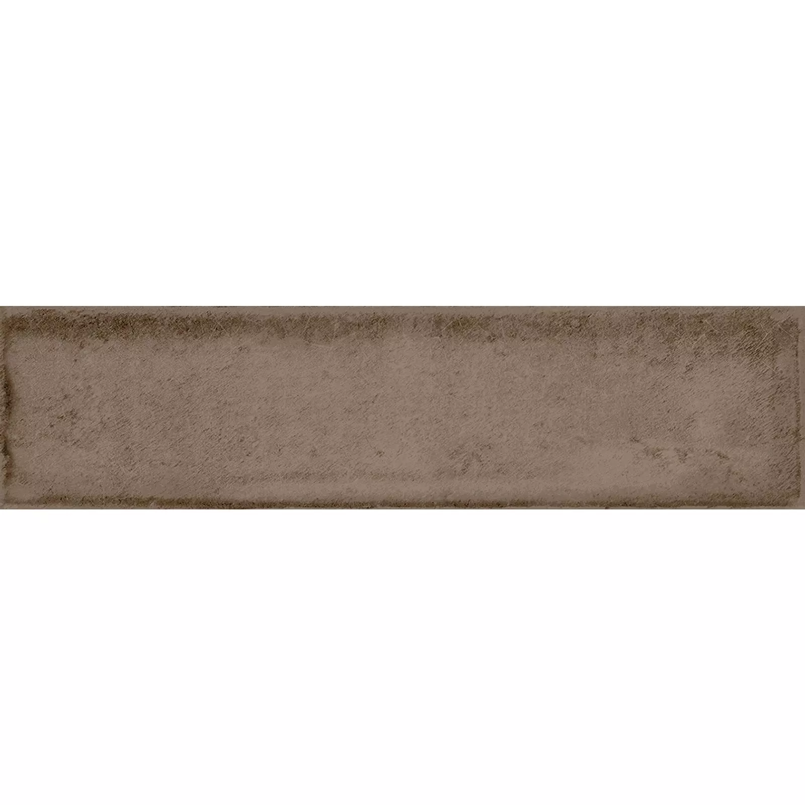Kakel Maestro Korrugerad Glänsande Brun 7,5x30cm