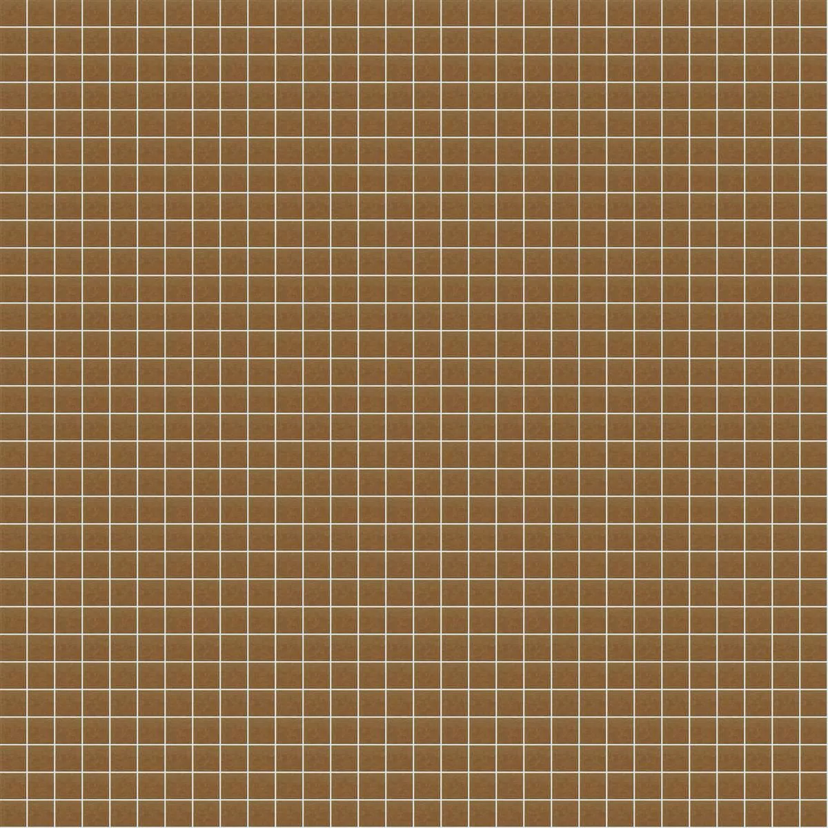 Glasmosaik Kakel Trend-Vi Vitreo 191 Kaffe Brun 10x10mm