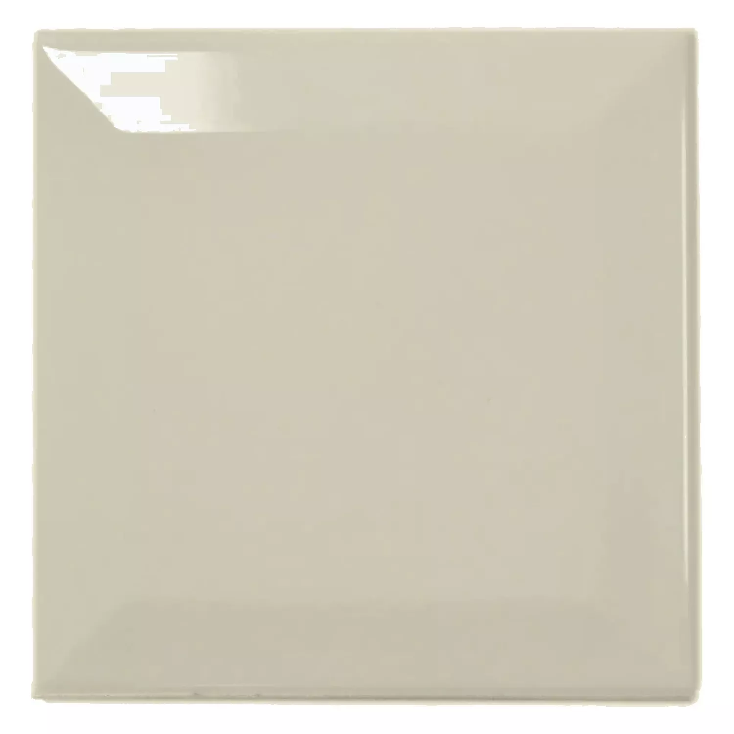 Metro kakel Grå Glänsande 10x10 cm Med Fasett Catarina Light Grey