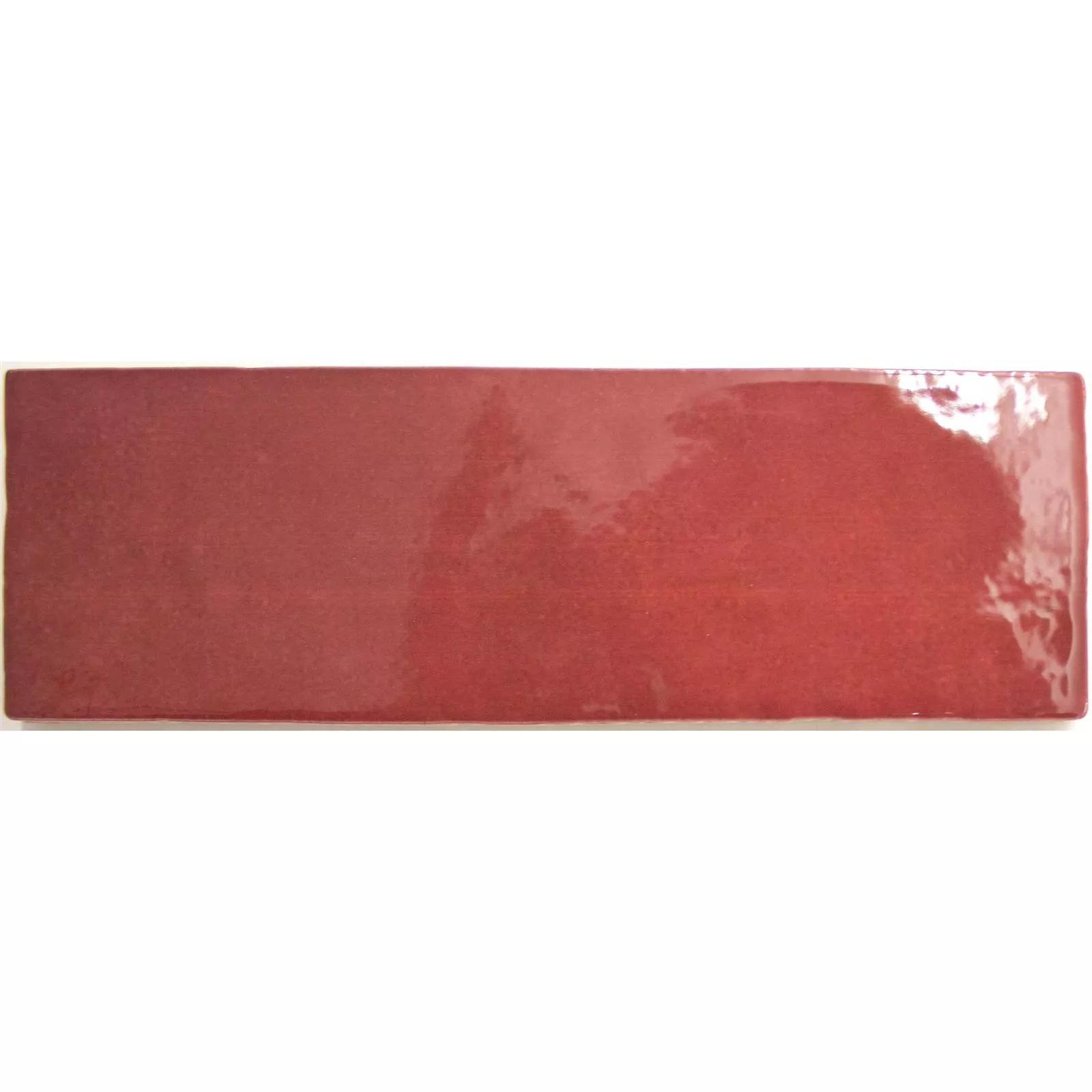 Kakel Concord Vågoptik Röd 6,5x20cm Kakel Concord Vågoptik Röd 6,5x20cm