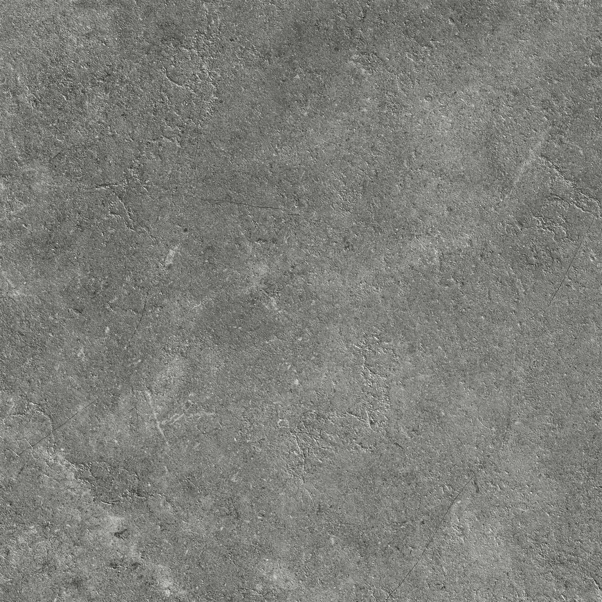 Terass Klinker Bangui Sten Optik Mörkgrå 60x60 cm Terass Klinker Bangui Sten Optik Mörkgrå 60x60 cm