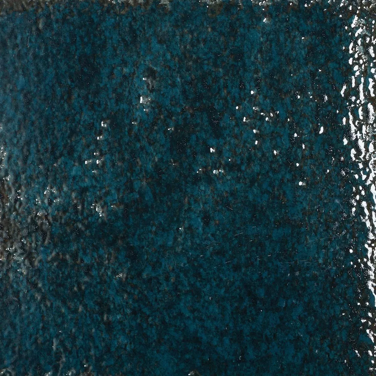 Kakel Lara Glänsande Korrugerad 15x15cm Blå