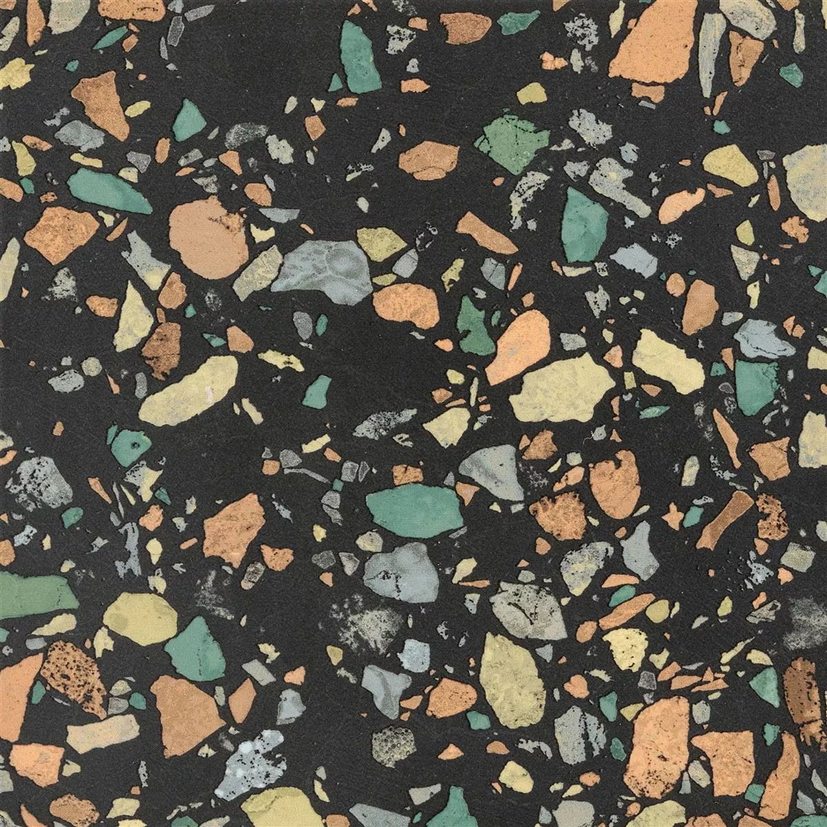 Klinker Liberty Färgrik Svart 18,5x18,5cm