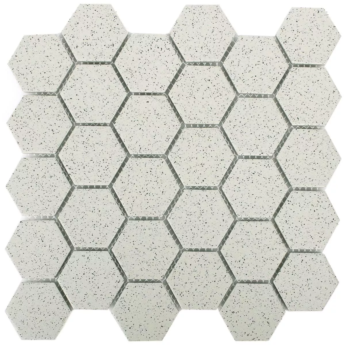 Prov Keramik Mosaik Luanda Beige Hexagon 51