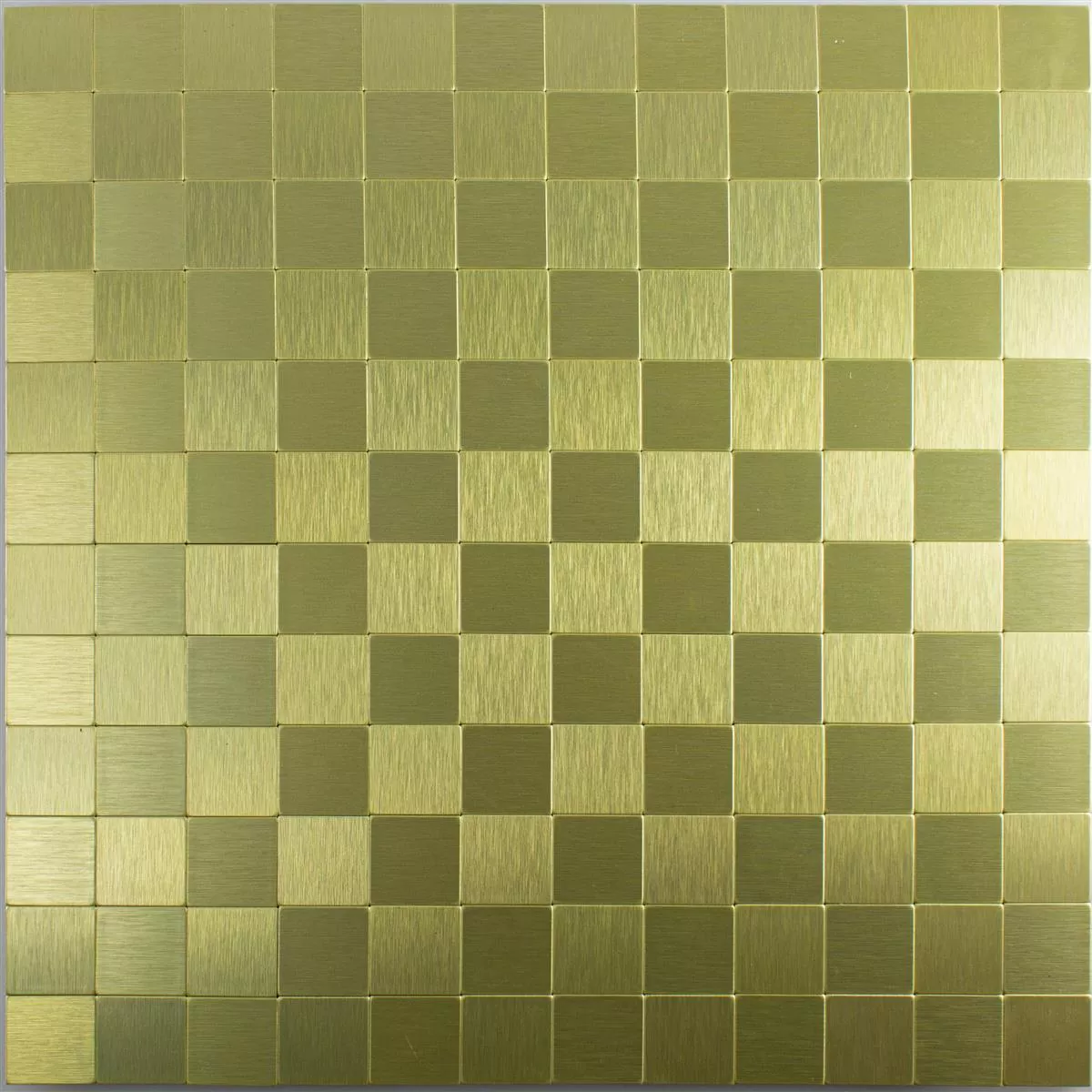 Mosaik Metall Självhäftande Vryburg Guld Fyrkant 23