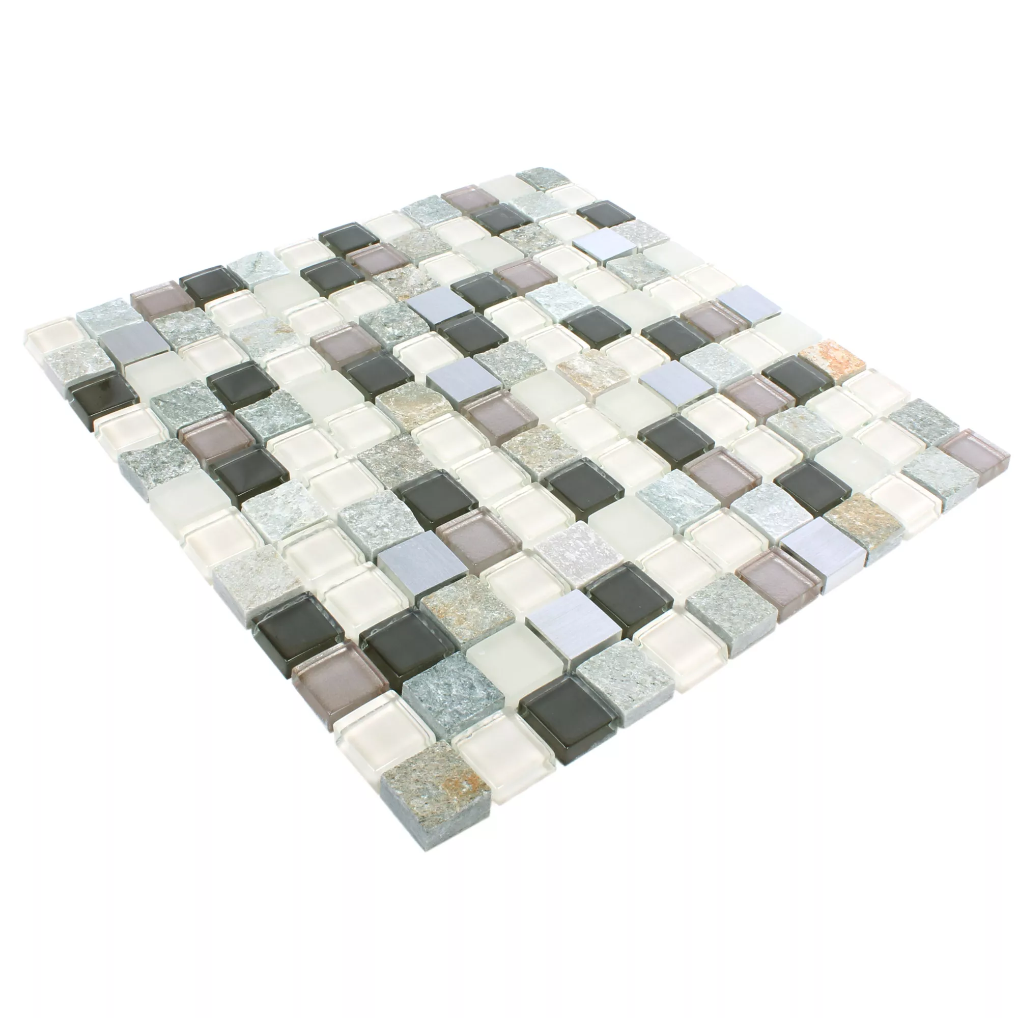 Prov Mosaik Natursten Glas Metall Mix Altona