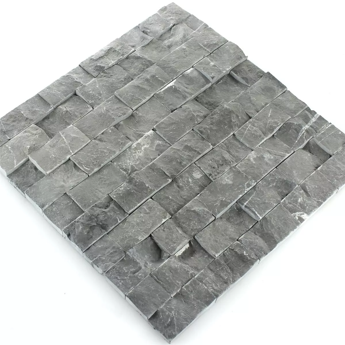 Mosaik Skiffer Bricks Antracit