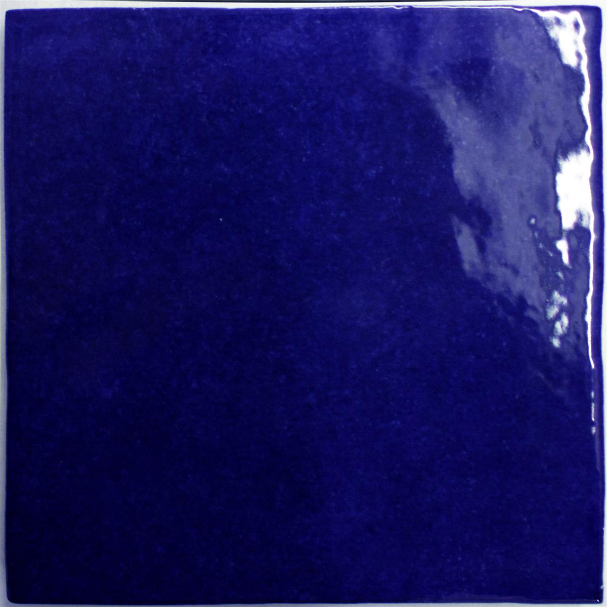 Kakel Rebecca Korrugerad Blå 16,2x16,2cm
