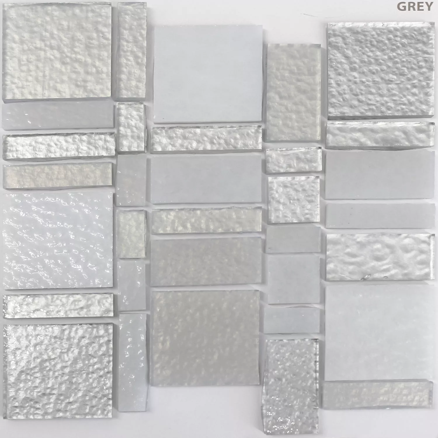Glas Plattor Trend Mosaik Liberty Grey