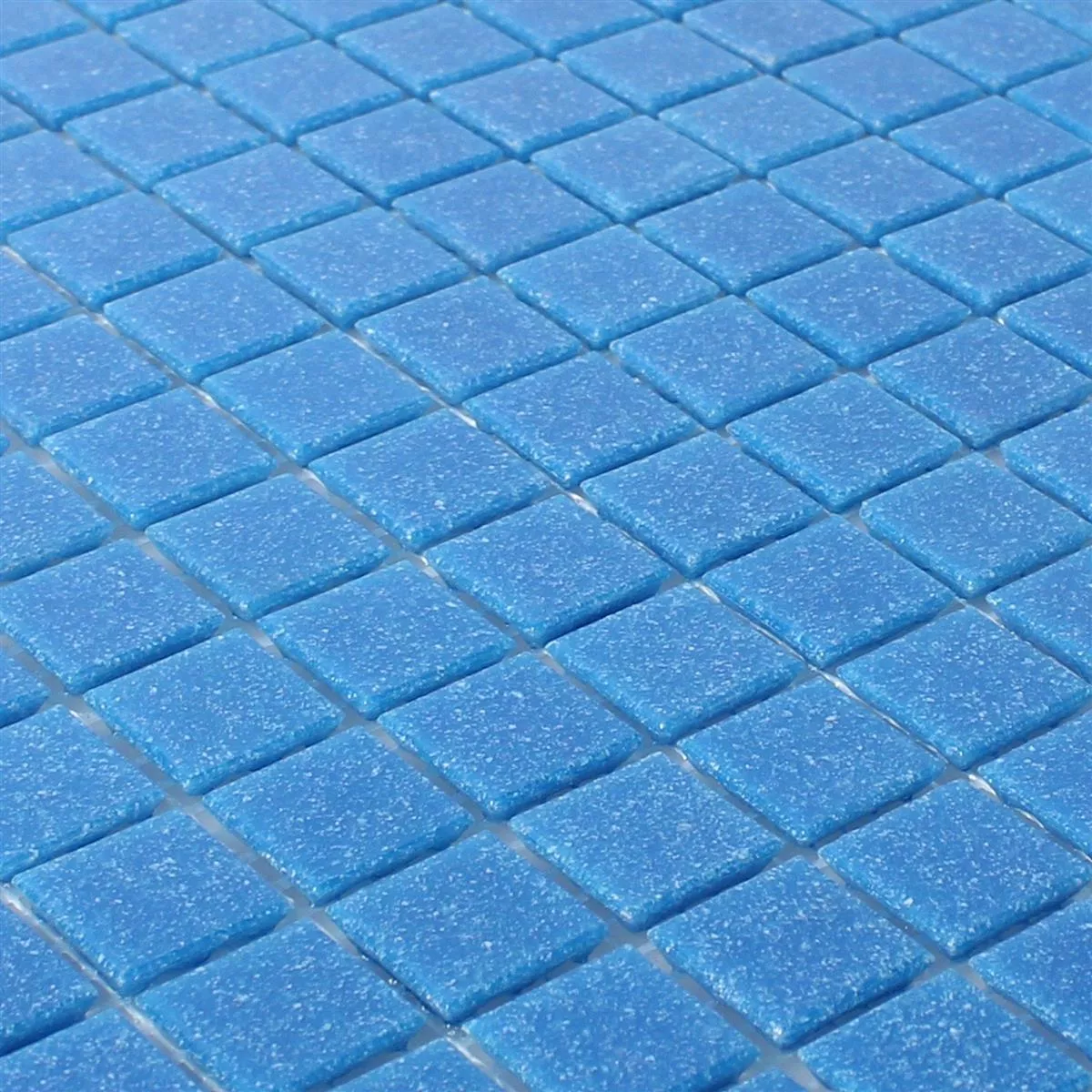 Glasmosaik Plattor Potsdam Mörkblå