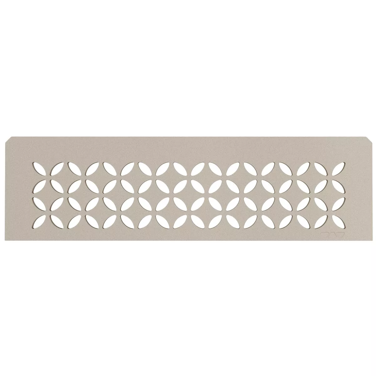 Nischvägghylla Schlüter rektangulär 30x8,7cm Blommig Creme