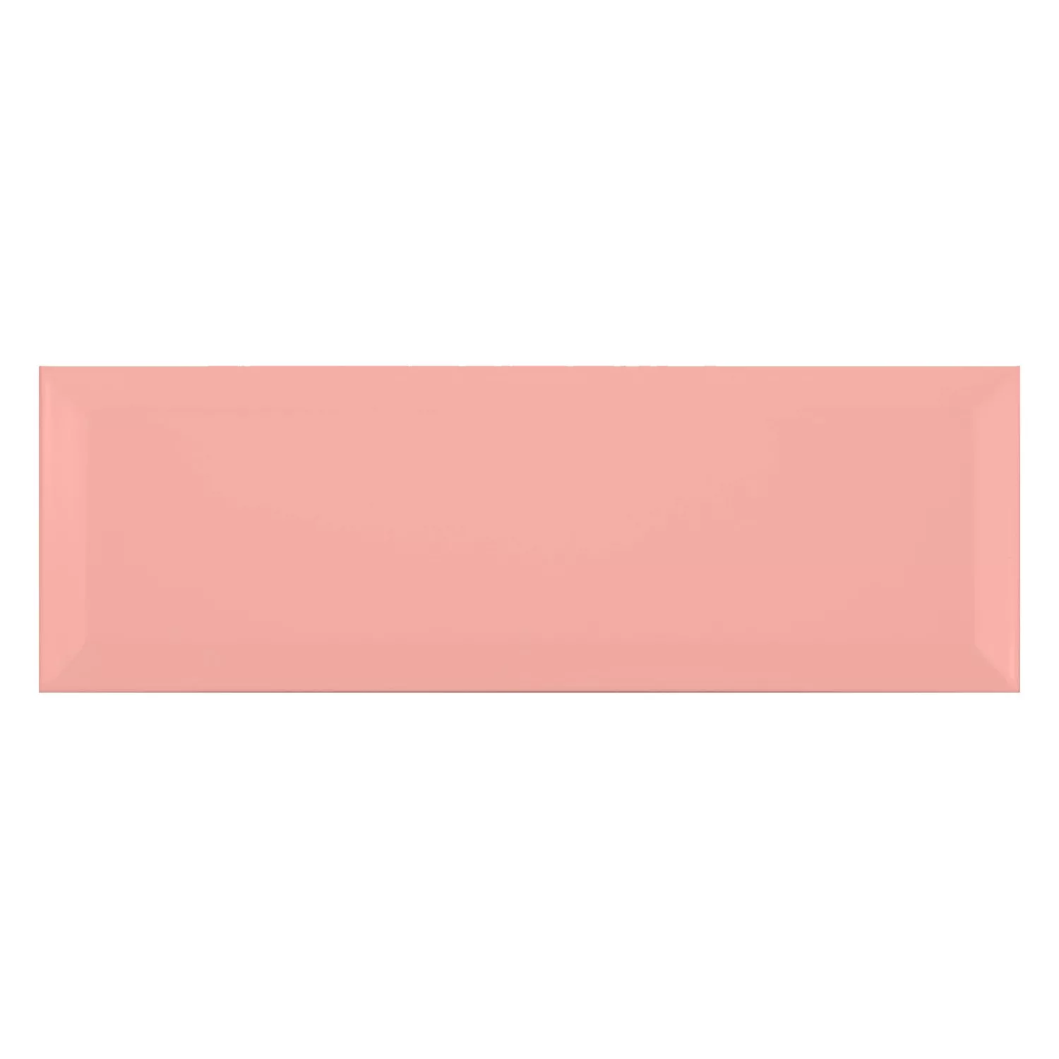 Metro kakel Rosa Matt 10x30 cm Med Fasett El Paso Rosa